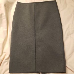 Grey pencil skirt